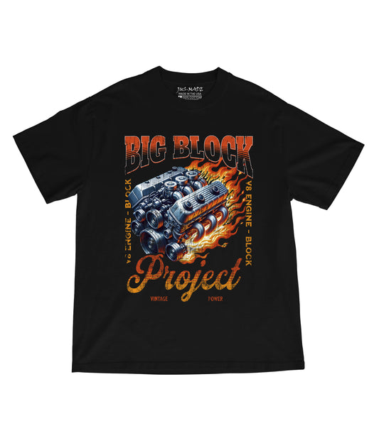 BIG BLOCK PROJECT (Distressed) T-Shirt