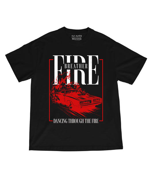 FIRE BREATHER Streetwear Design T-Shirt