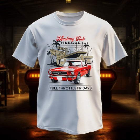 1960s Mustang FULL THROTTLE FRIDAYS T-Shirt