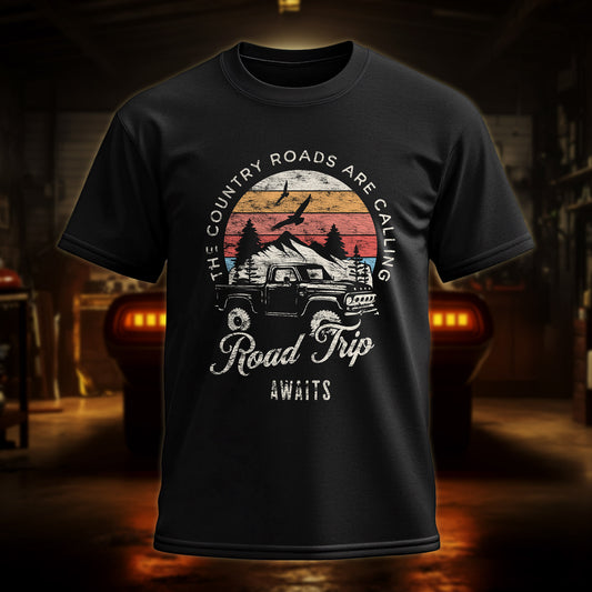 ROAD TRIP Vintage Truck (Distressed) T-Shirt