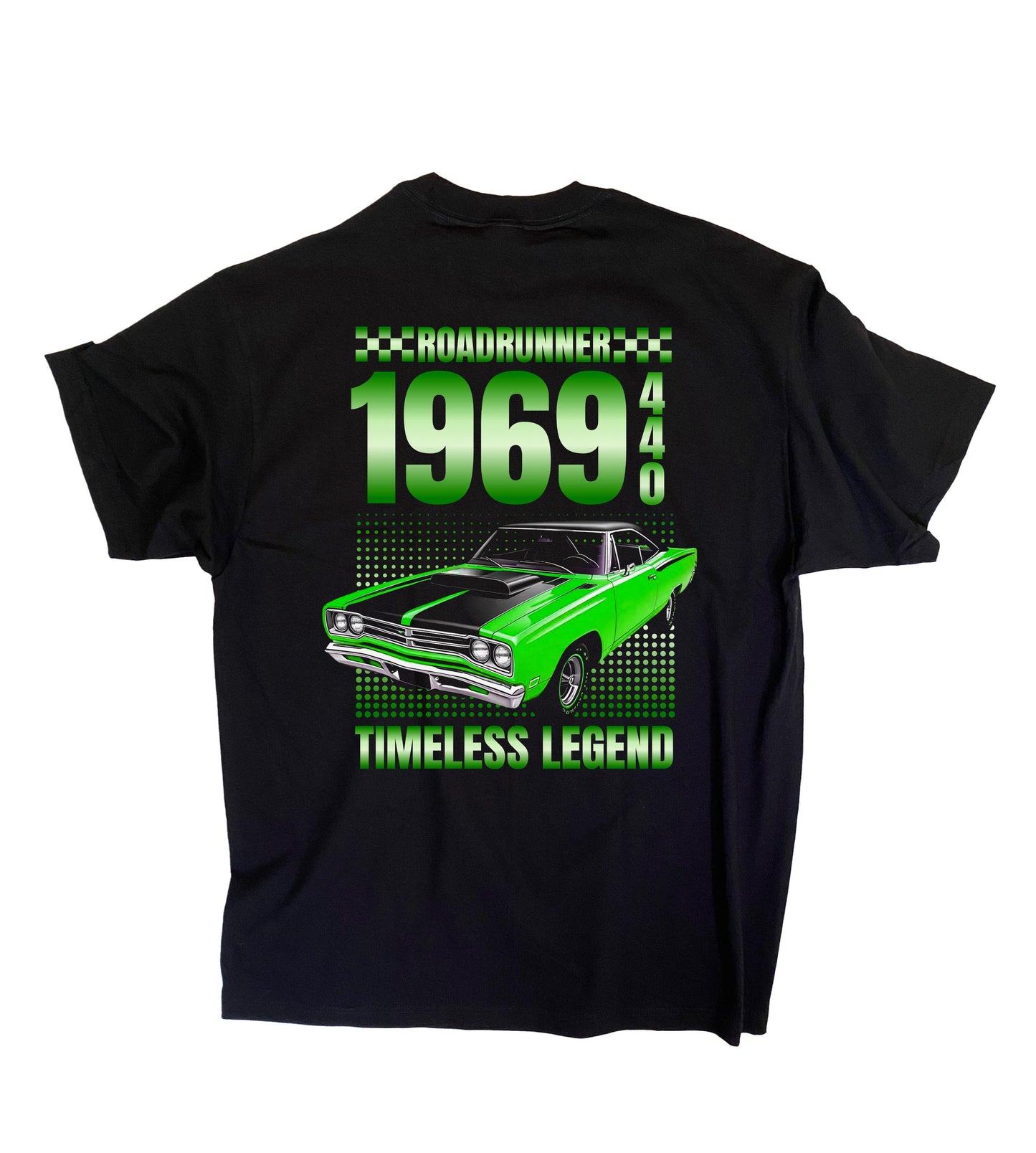 TIMELESS LEGEND 1969 Road Runner T-Shirt (Front & Back)