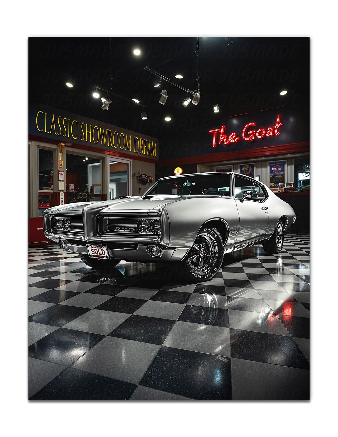 CLASSIC SHOWROOM DREAM 1969 GTO Poster