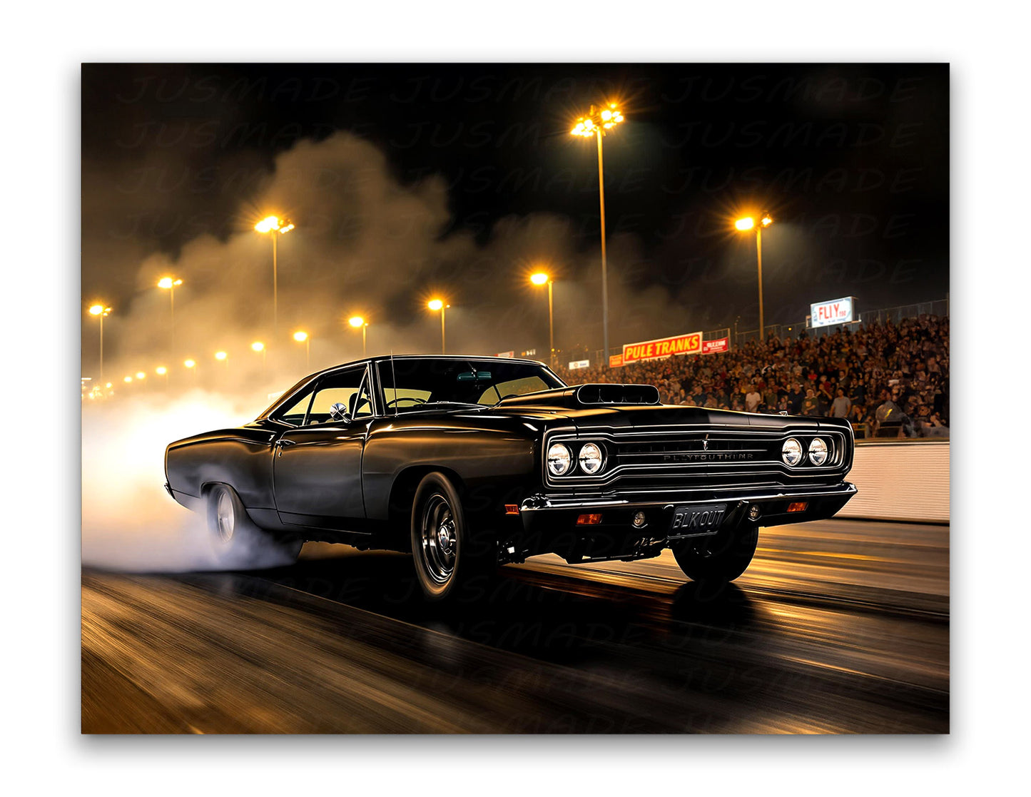 DRAGSTRIP SHOWDOWN 1969 Black Road Runner Poster