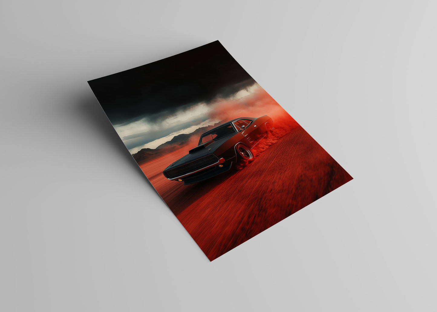 Red Desert, Black Charger Poster