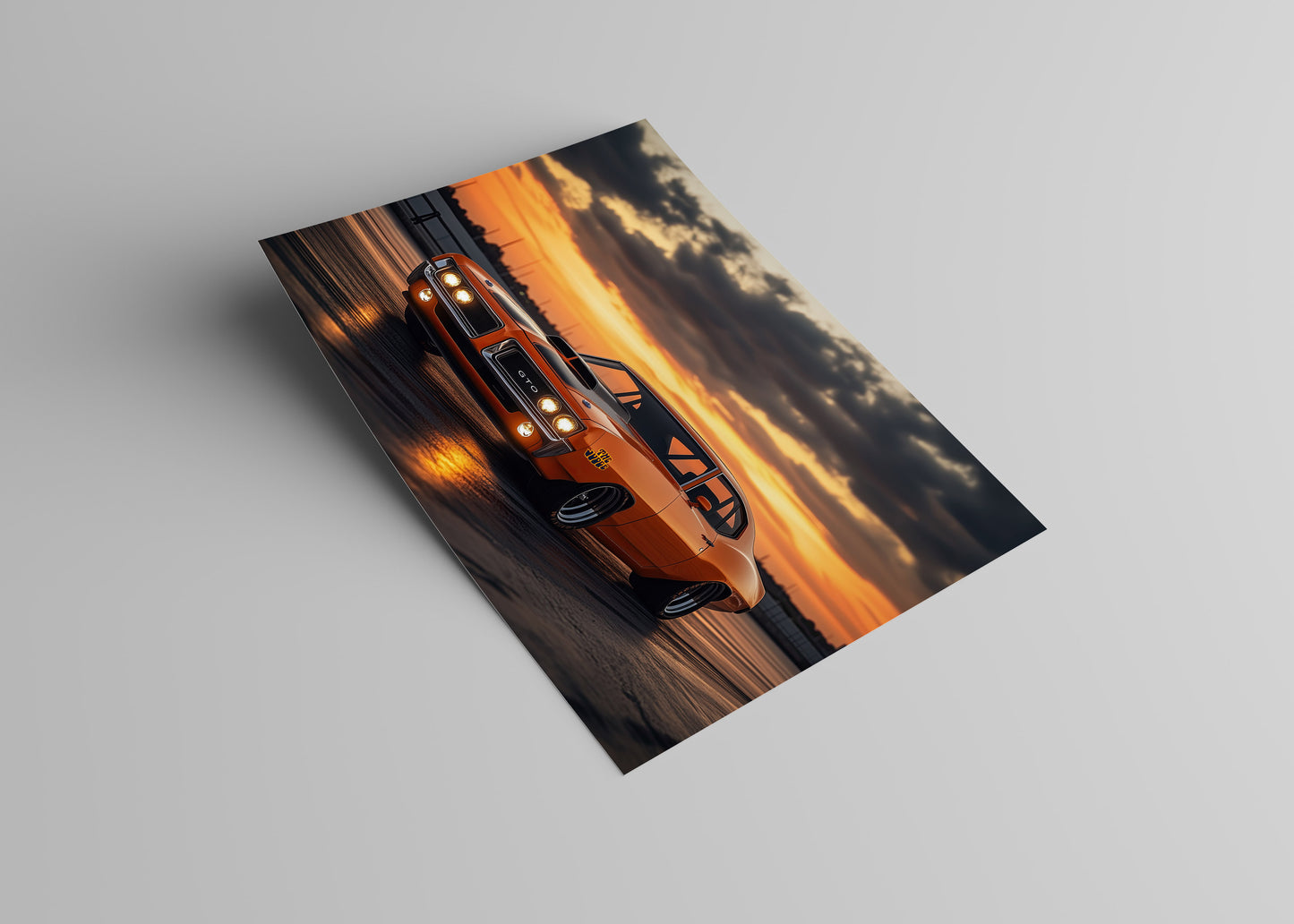 GTO Judge Modified Drag, Sunset Poster