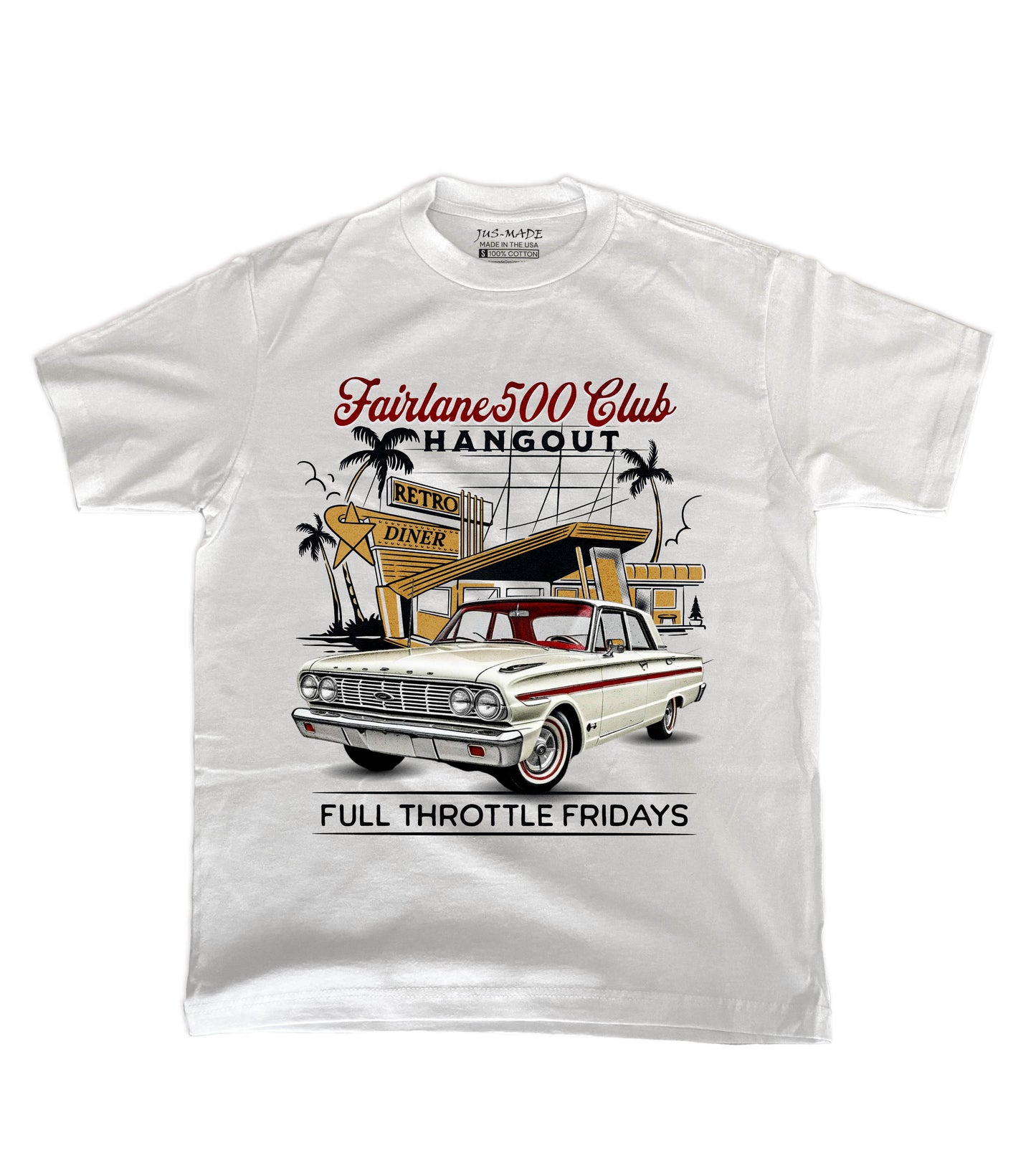 1960s Fairlane 500 FULL THROTTLE FRIDAYS T-Shirt