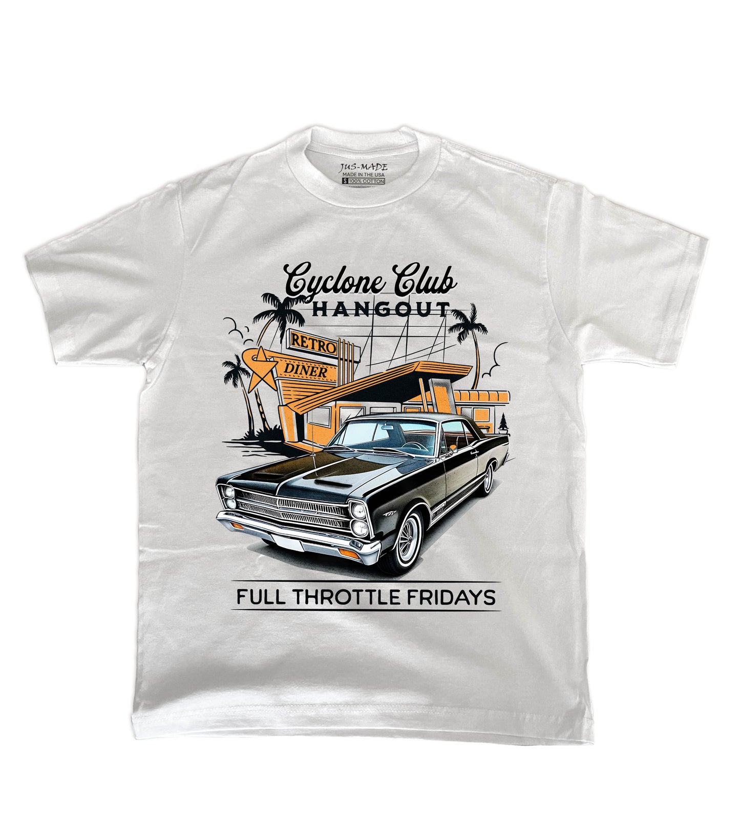 1960s Cyclone FULL THROTTLE FRIDAYS T-Shirt